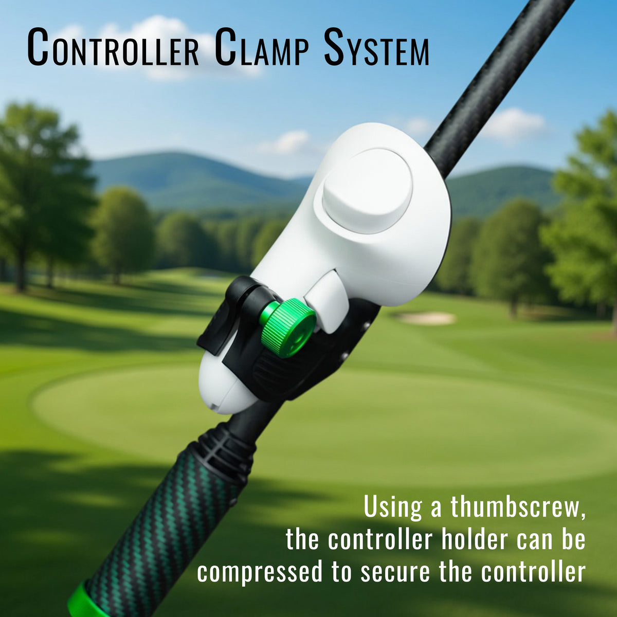 DriVR Elite Mini - Adjustable VR Weighted Golf Club Handle Accessory - Compatible with Quest 2, 3/3s, and Pro