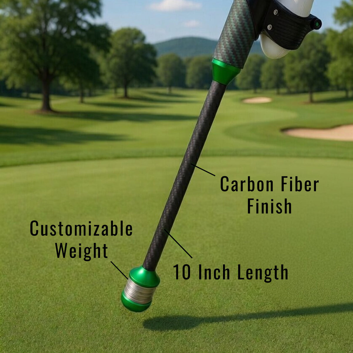 DriVR Elite Mini - Adjustable VR Weighted Golf Club Handle Accessory - Compatible with Quest 2, 3/3s, and Pro