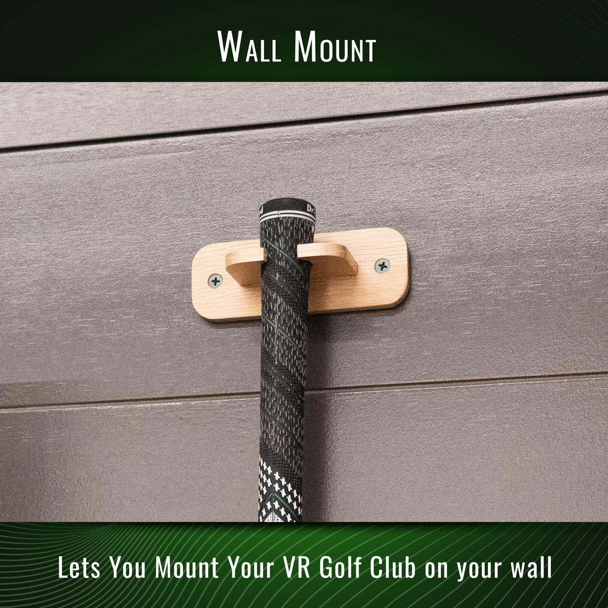 DriVR Elite Mini - Adjustable VR Weighted Golf Club Handle Accessory - Compatible with Quest 2, 3/3s, and Pro