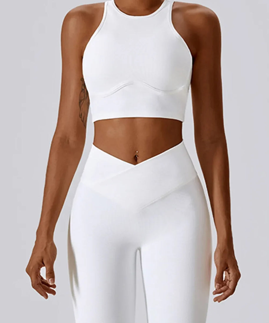 Basic Bae Cutout Racerback Active Tank