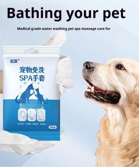 Pet Bath-Free Cleaning Gloves
