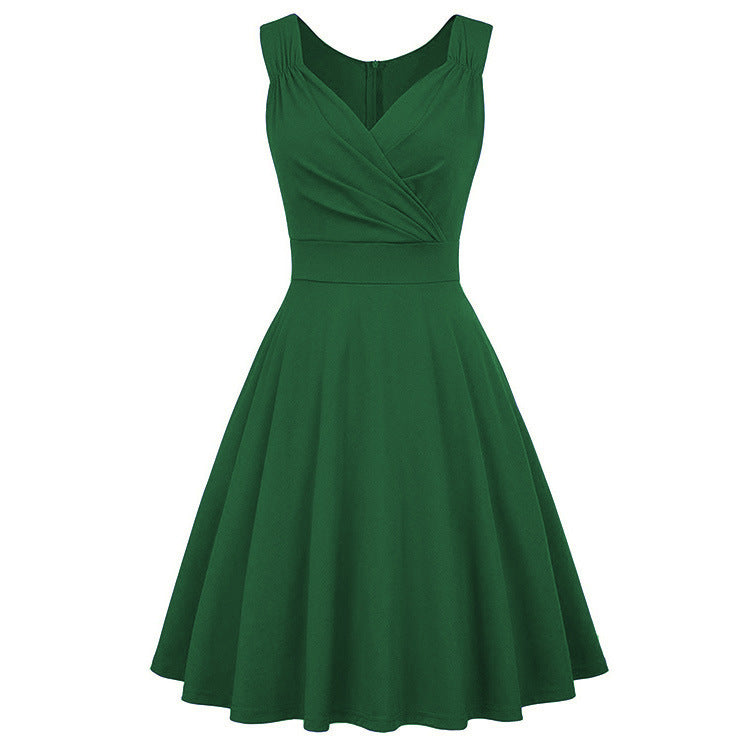 Vintage Hepburn Style Cocktail Dress Plus Size
