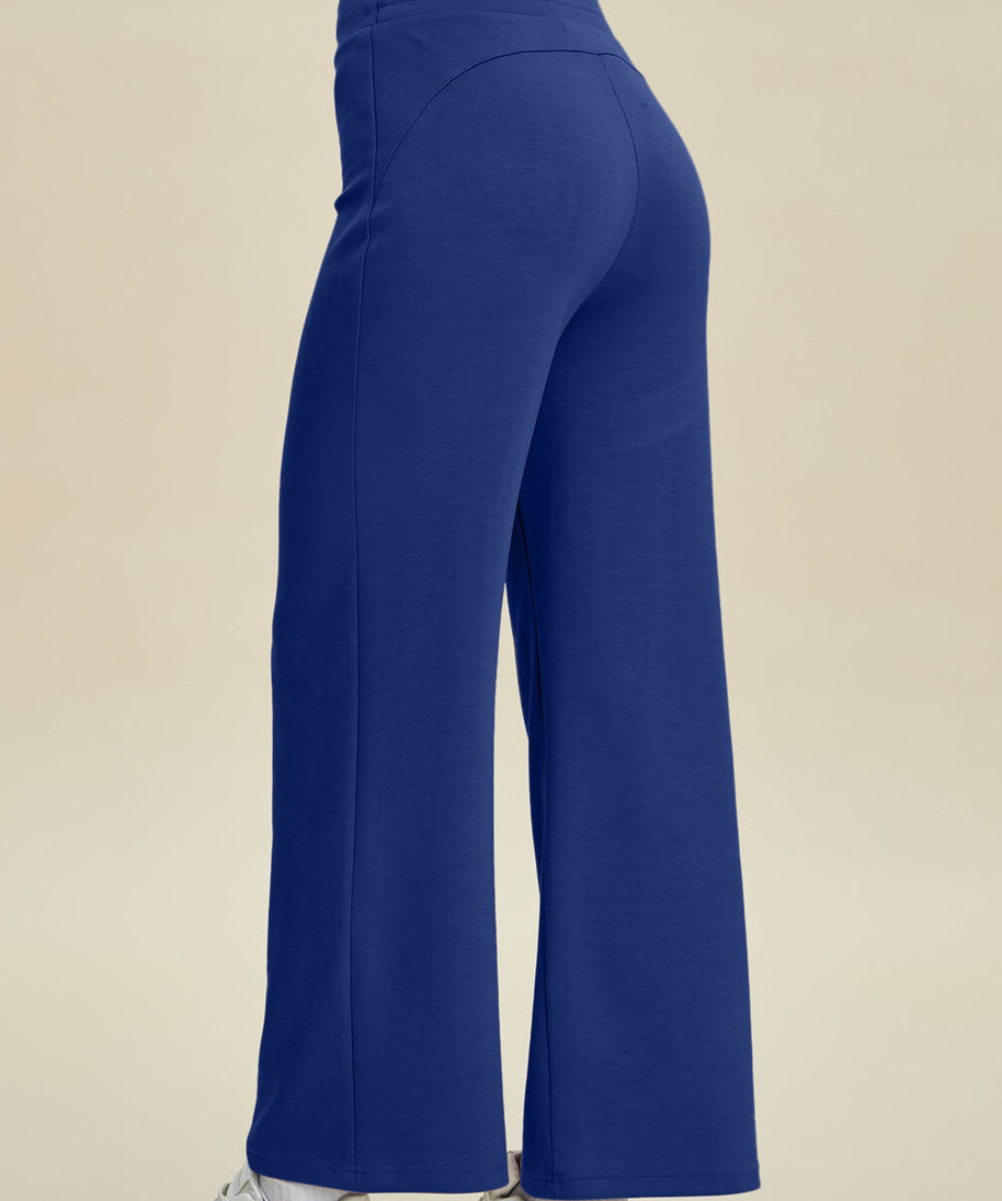 Basic Bae Full Size Air Scuba Drawstring Wide Leg Pants