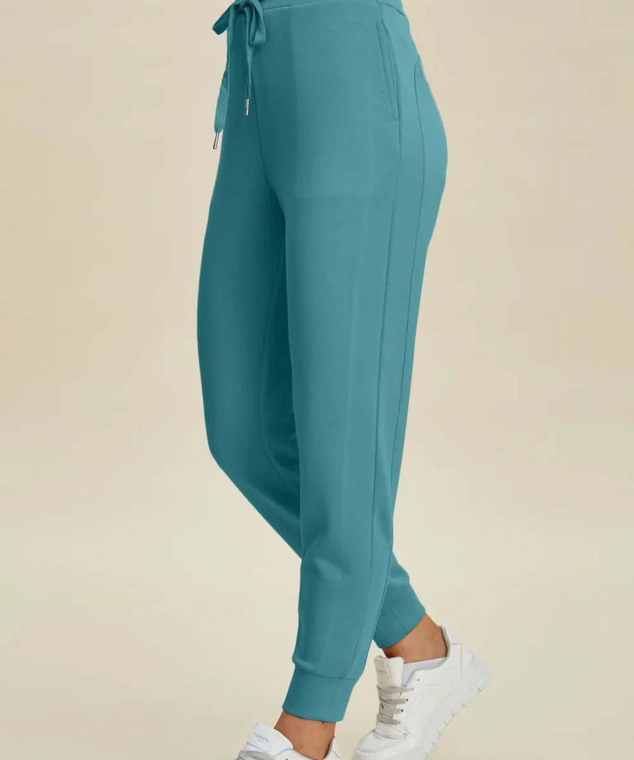 Basic Bae Full Size Air Scuba Drawstring High Waist Joggers