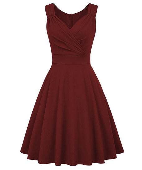 Vintage Hepburn Style Cocktail Dress Plus Size
