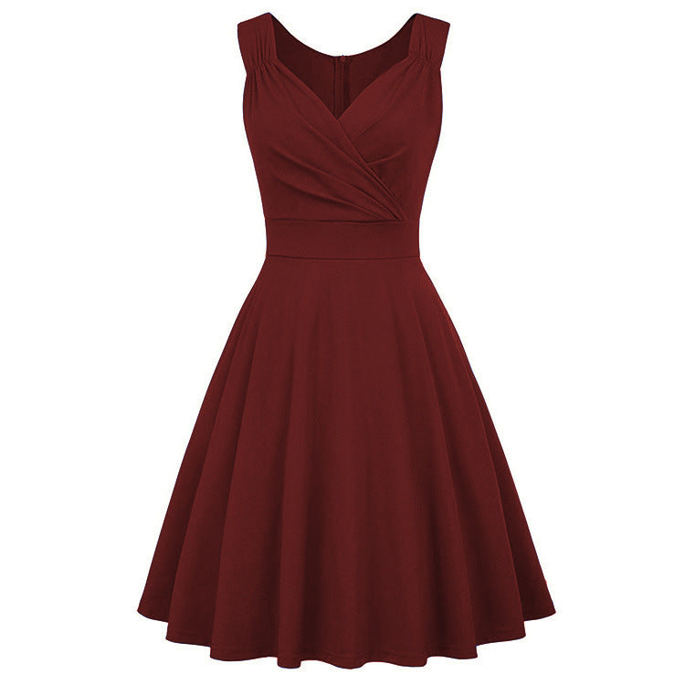 Vintage Hepburn Style Cocktail Dress Plus Size