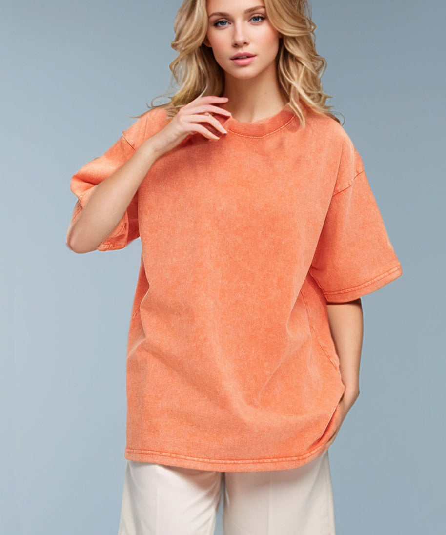 Basic Bae Round Neck Half Sleeve T-Shirt