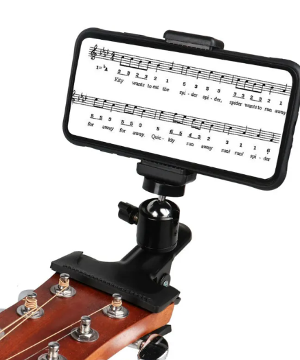 Phone Guitar Clip Stand