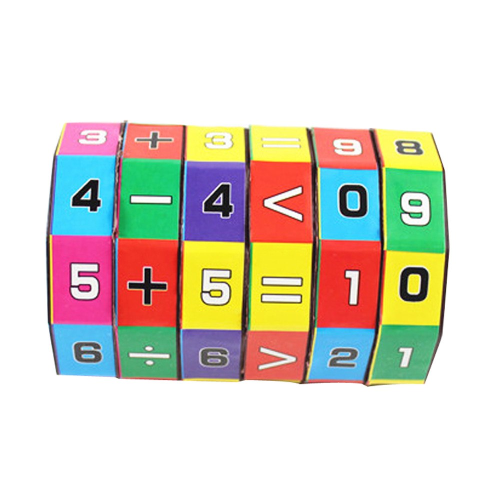 Jouet Cube Mathématique Éducatif pour Enfants – Puzzle d'Apprentissage Amusant