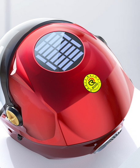 Casque Bluetooth avec ventilateur de refroidissement – Musique à énergie solaire