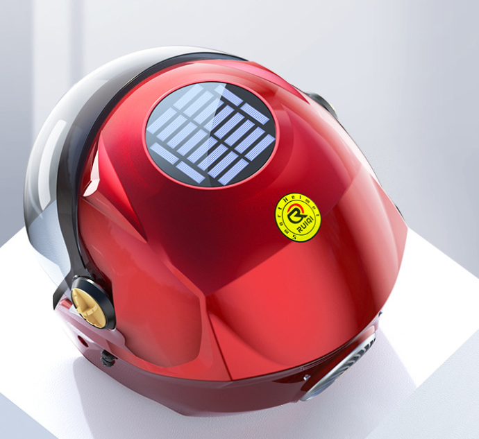 Bluetooth Helmet with Cooling Fan – Solar Powered Music