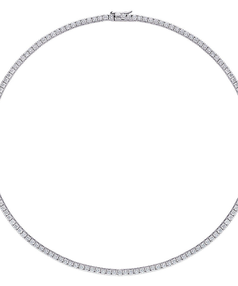 12.5 ct. DEW Created Moissanite Tennis Necklace - Available in 6 Sizes