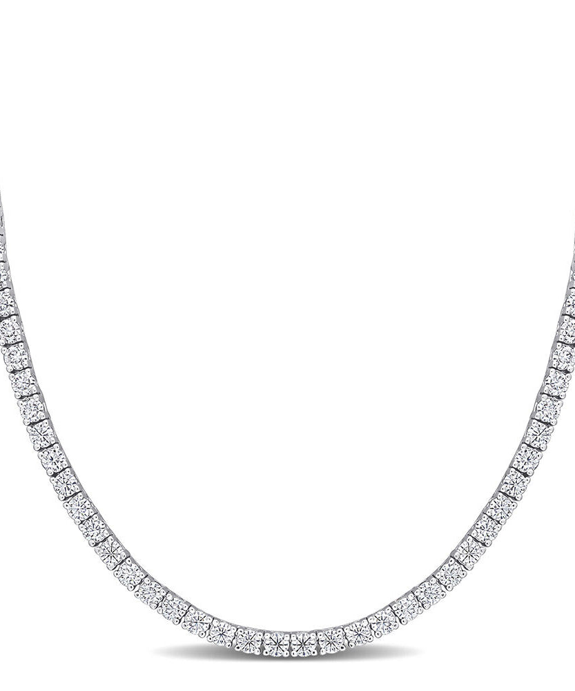 12.5 ct. DEW Created Moissanite Tennis Necklace - Available in 6 Sizes