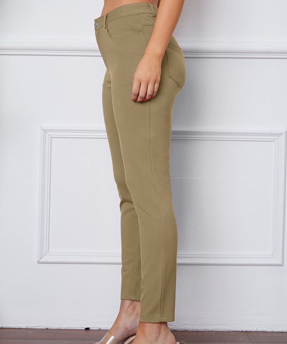 StretchyStitch Pants by Basic Bae