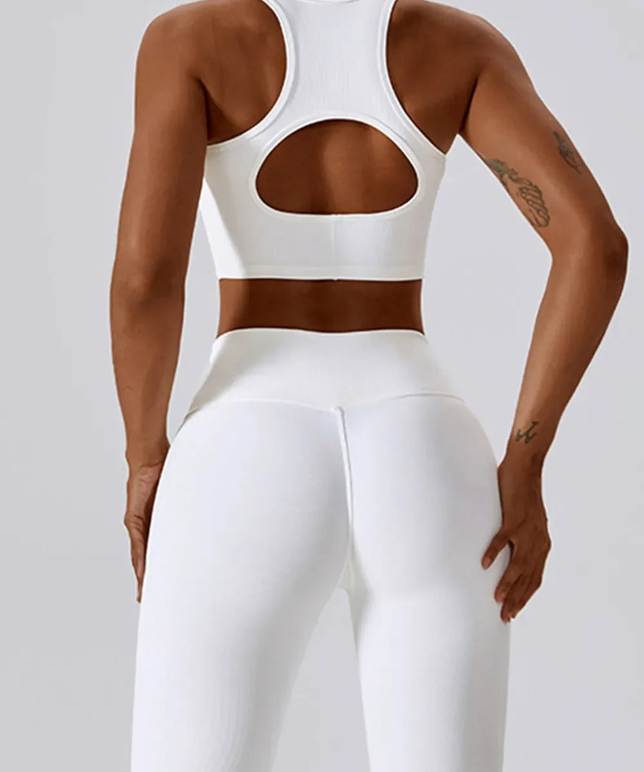 Basic Bae Cutout Racerback Active Tank