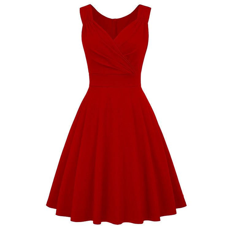 Vintage Hepburn Style Cocktail Dress Plus Size