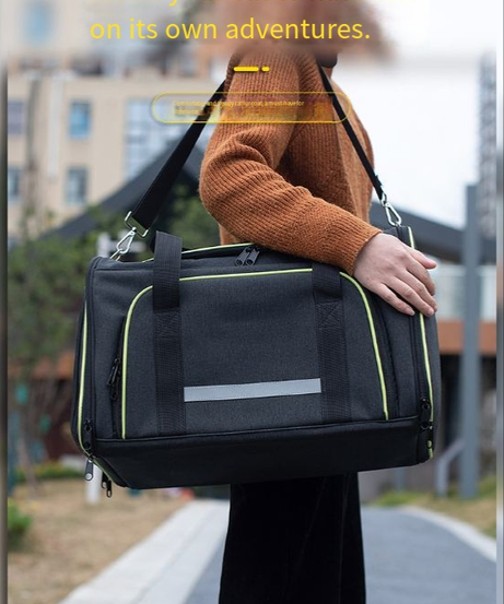 Portable One-Shoulder Folding Pet Carrier Bag