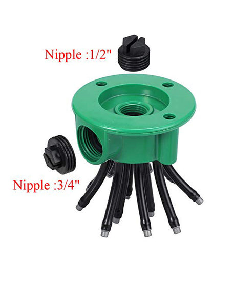 360-Degree Automatic Multi-Head Garden Sprinkler