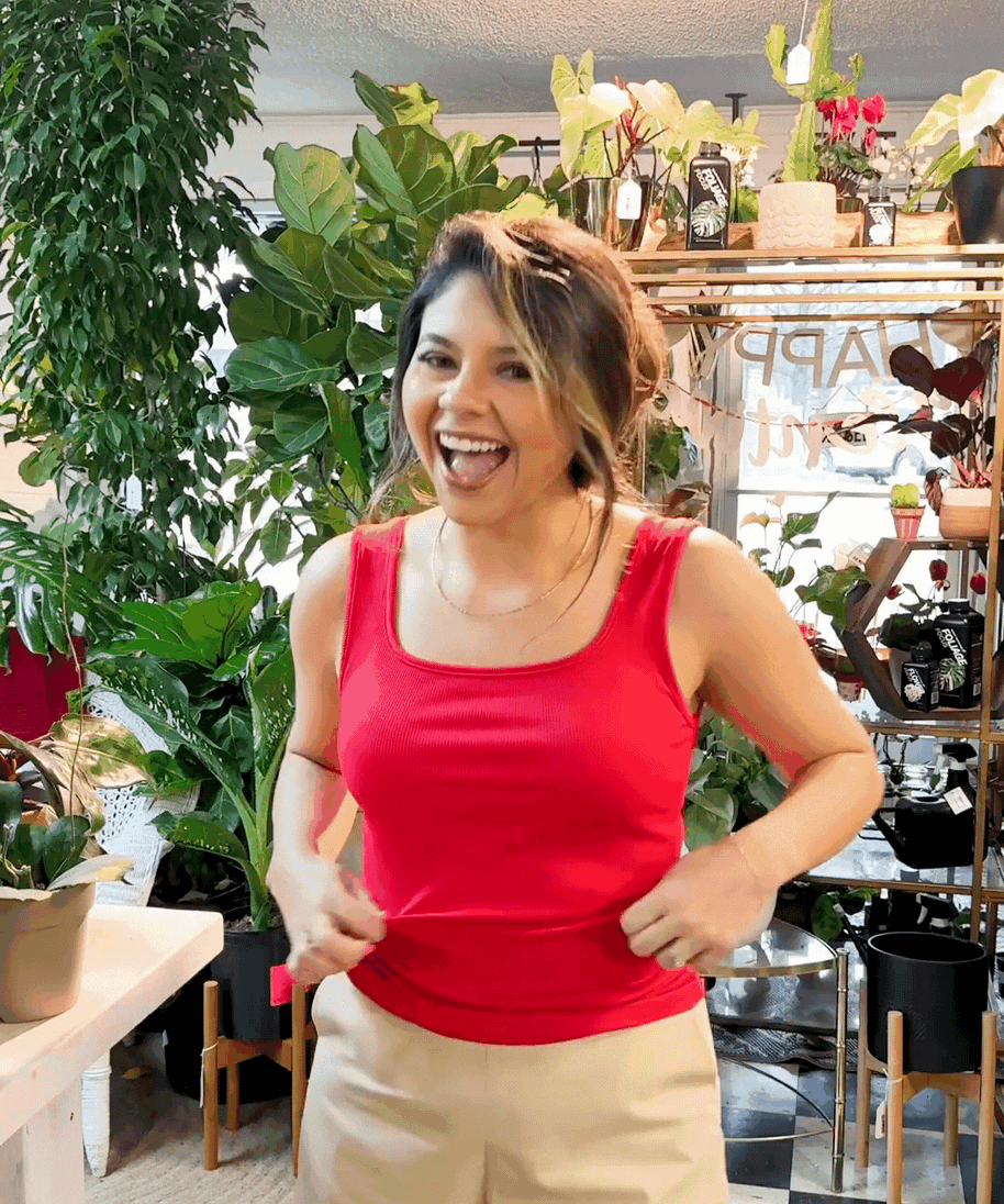 Bella Tank Top, True Red