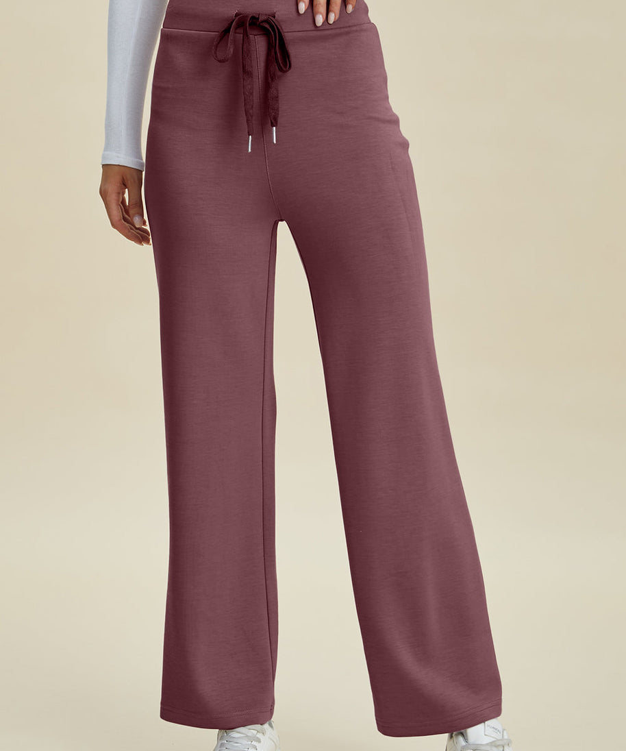 Basic Bae Full Size Air Scuba Drawstring Wide Leg Pants