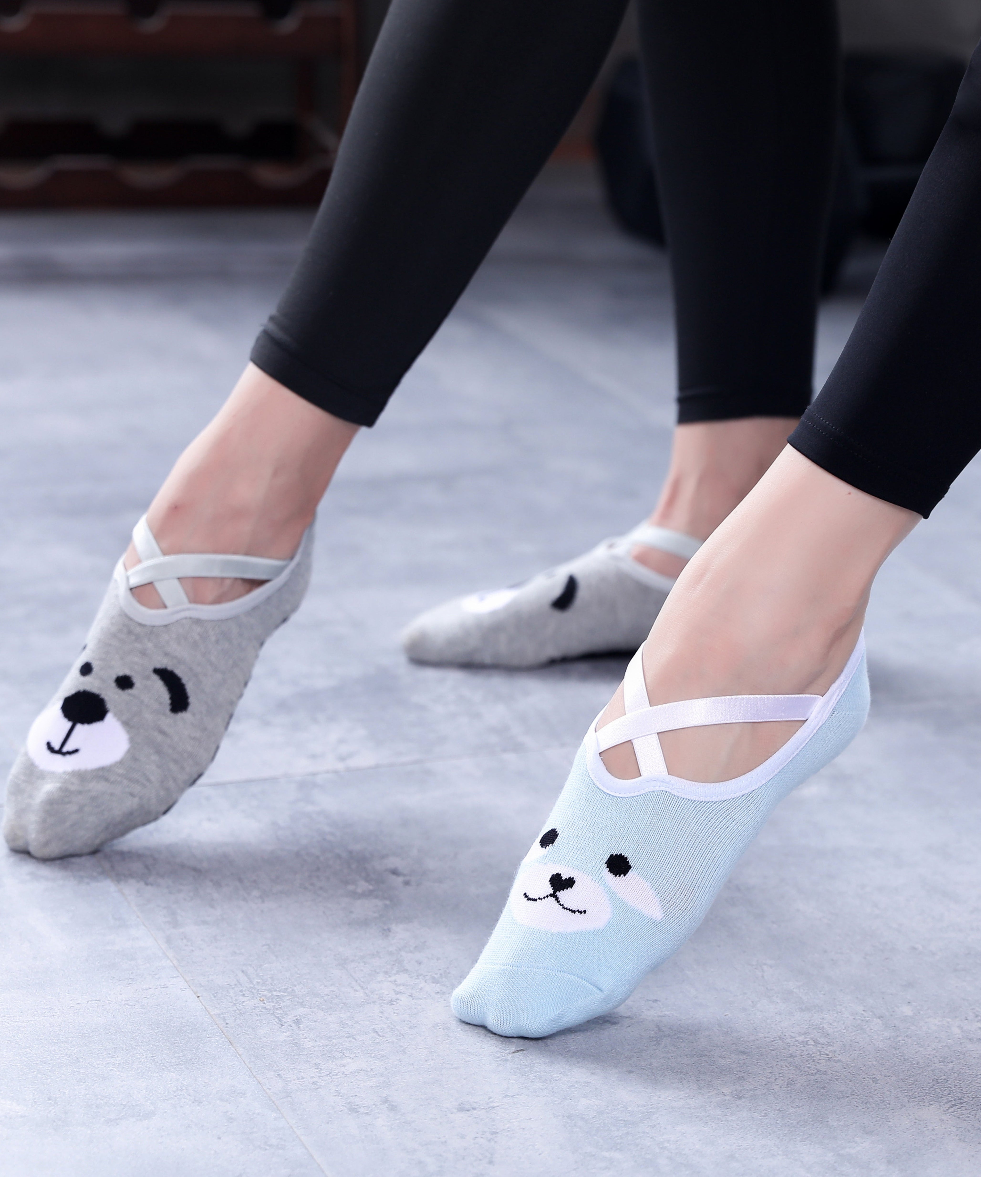 Non-Slip Women's Hospital Socks (Cartoon)