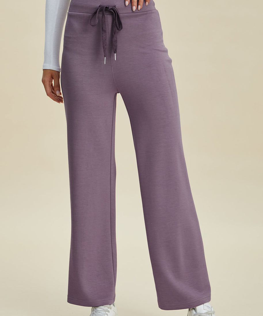 Basic Bae Full Size Air Scuba Drawstring Wide Leg Pants