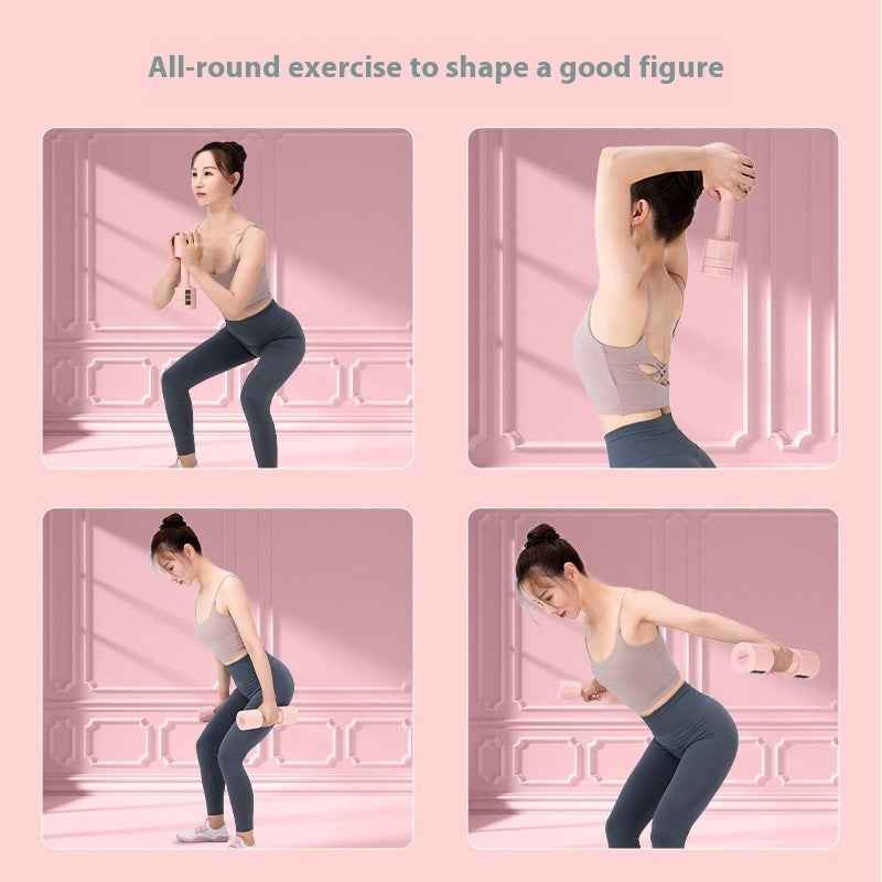 Chinese Layer Pie Adjustable Small Dumbbell Women's Fitness Equipment Home Removable