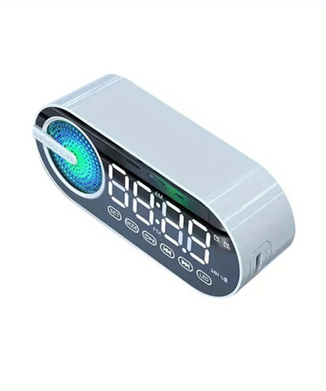 Bluetooth Alarm Clock Speaker with FM Subwoofer Portable