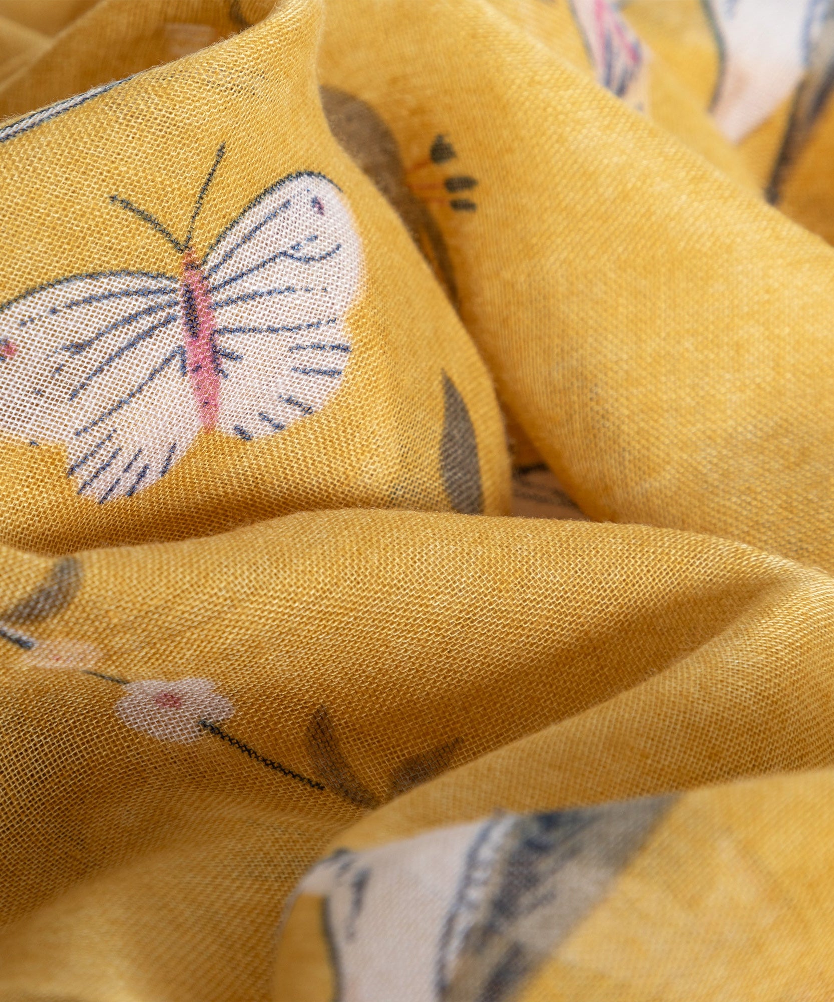 Lovely Birds & Butterflies Scarf