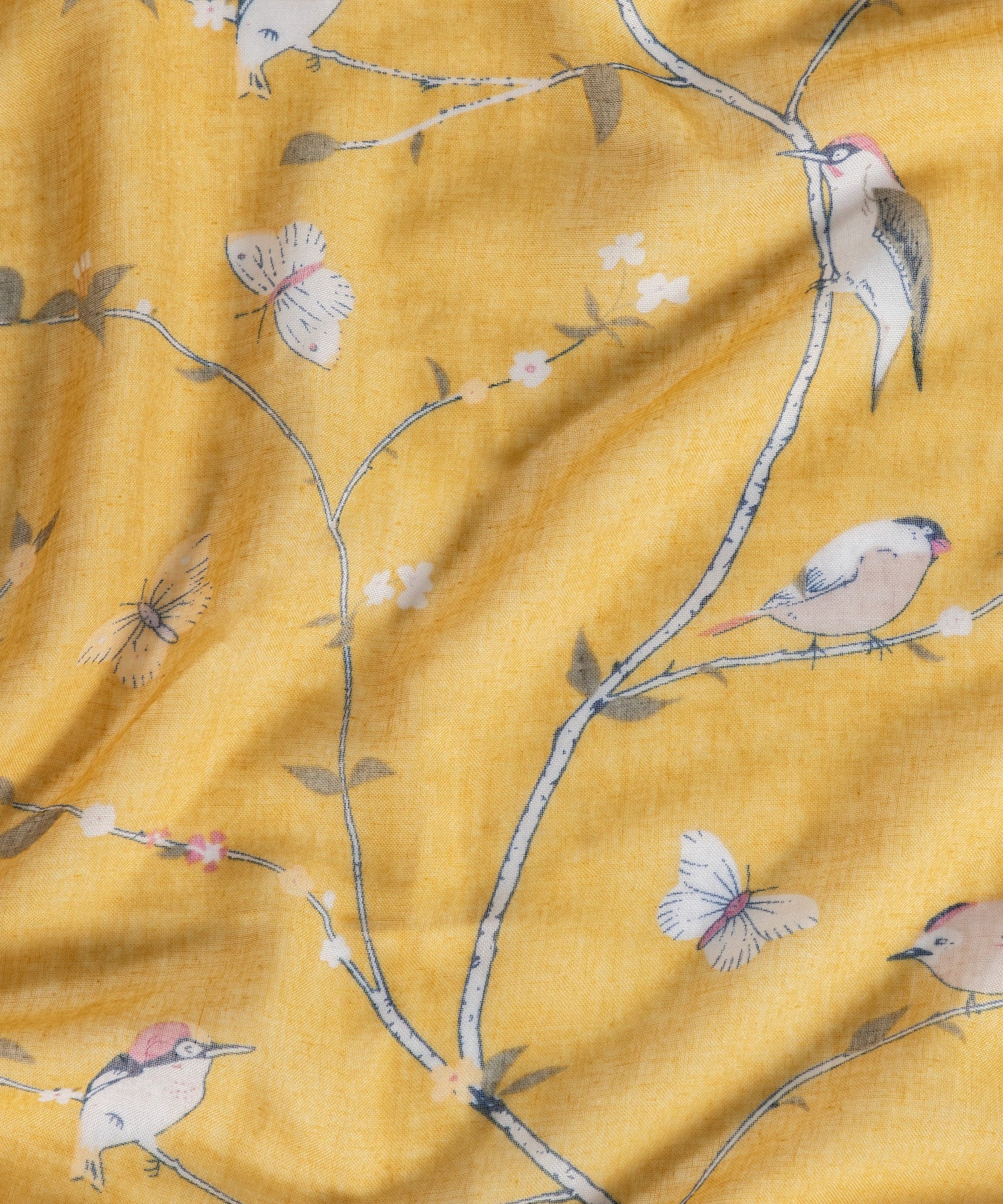 Lovely Birds & Butterflies Scarf