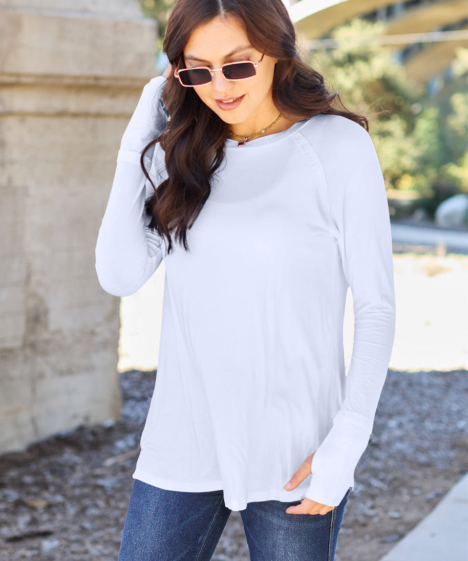 Basic Bae Full Size Round Neck Long Sleeve T-Shirt