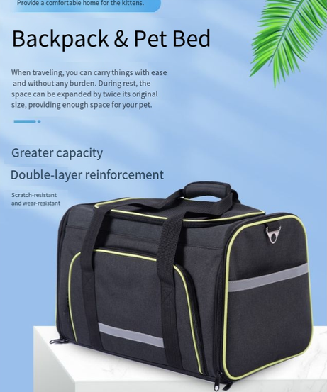 Portable One-Shoulder Folding Pet Carrier Bag