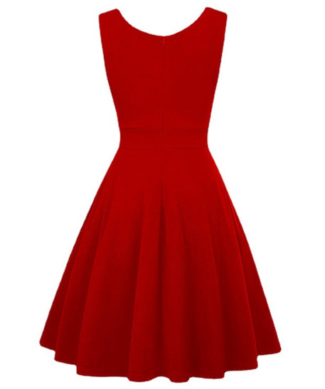 Vintage Hepburn Style Cocktail Dress Plus Size