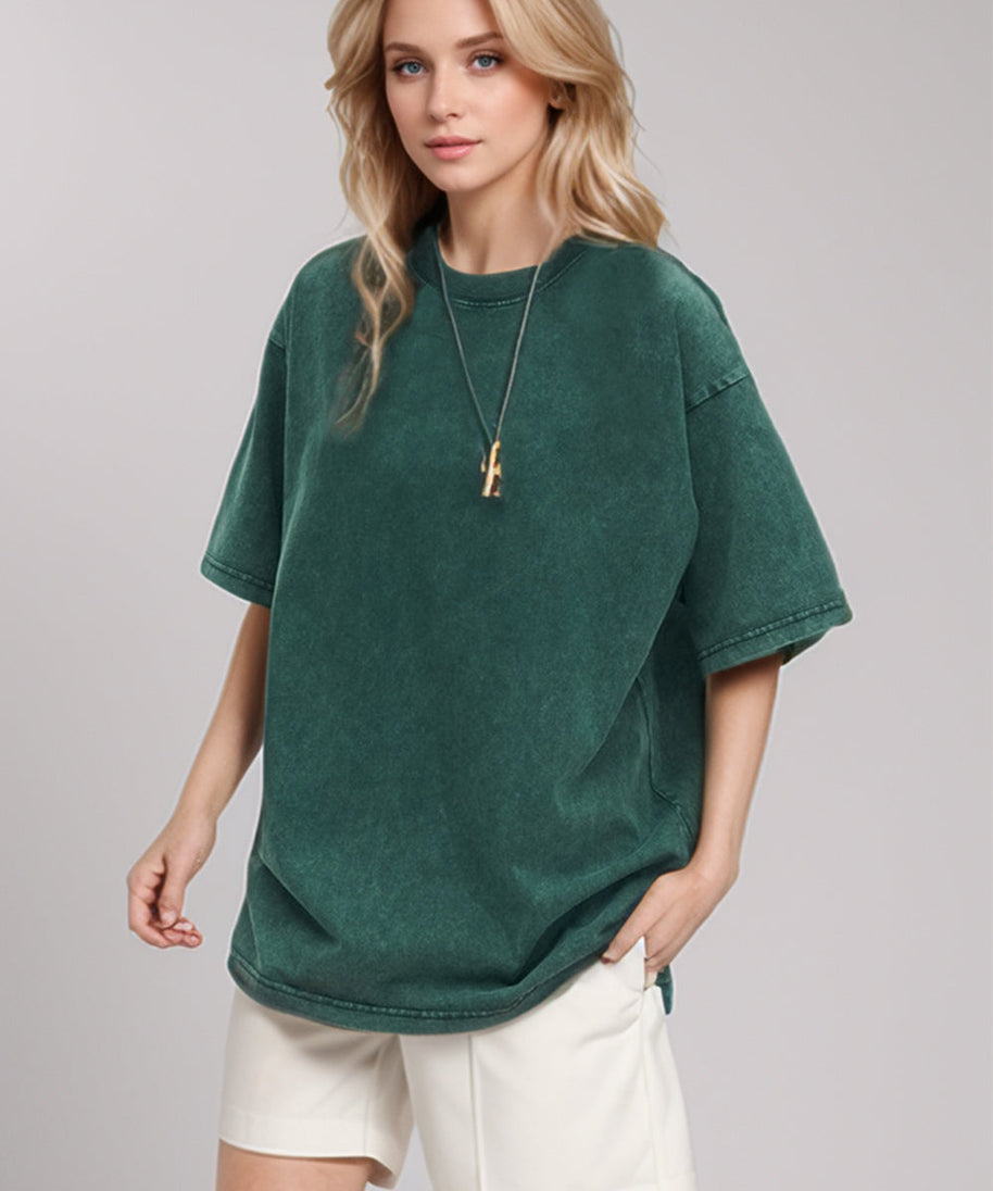 Basic Bae Round Neck Half Sleeve T-Shirt