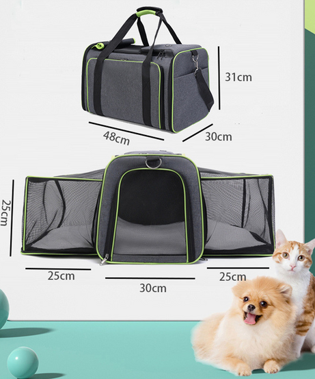 Portable One-Shoulder Folding Pet Carrier Bag