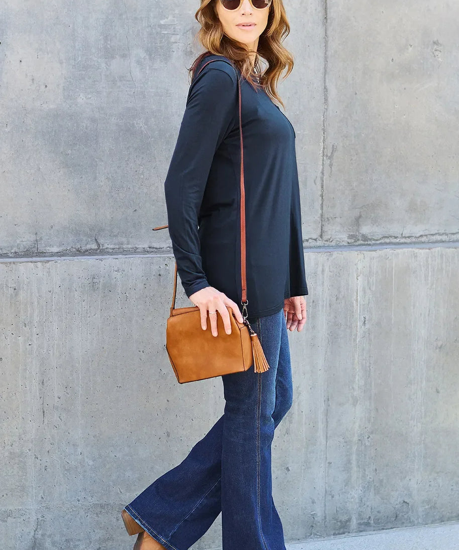 Basic Bae Full Size Round Neck Long Sleeve Top