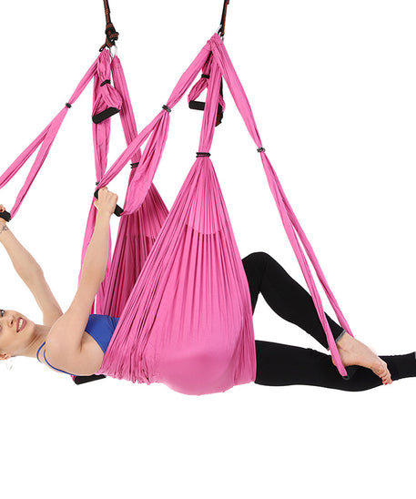 Sangle de yoga extensible – Sangle en coton pour l'entraînement de la souplesse en yoga, danse et grand écart