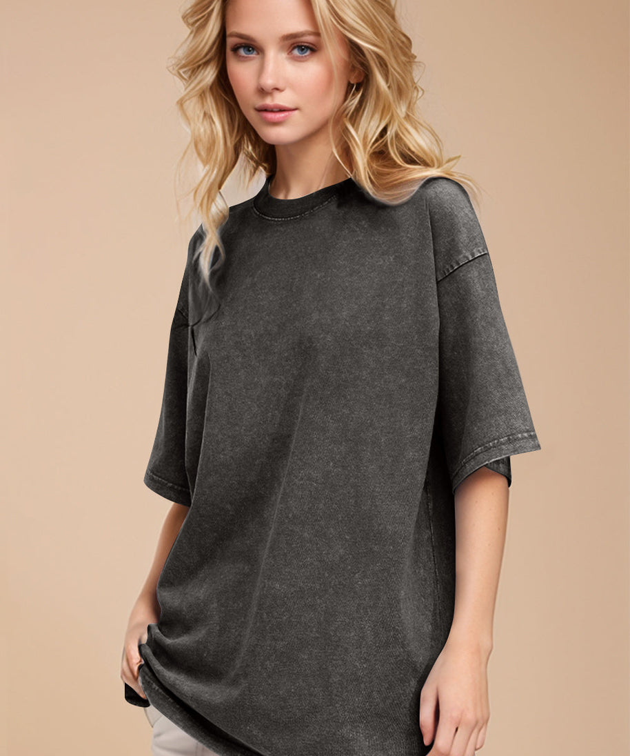 Basic Bae Round Neck Half Sleeve T-Shirt