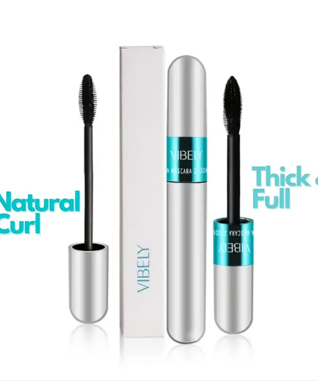 4D Silk Fiber Mascara for Lengthening & Thickening Lashes