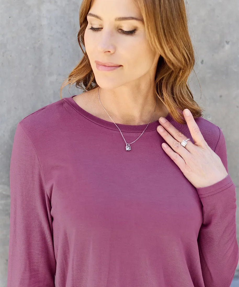 Basic Bae Full Size Round Neck Long Sleeve Top