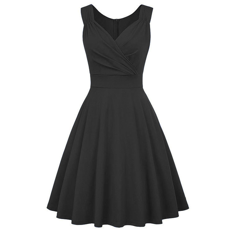 Vintage Hepburn Style Cocktail Dress Plus Size