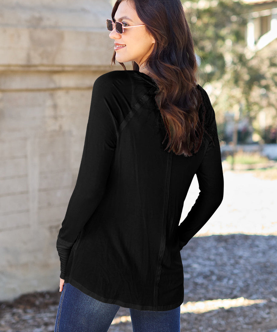 Basic Bae Full Size Round Neck Long Sleeve T-Shirt