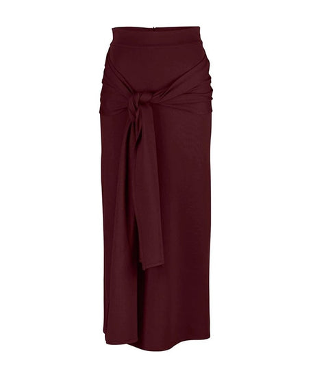 Solid Color Muslim Hip Skirt for Women