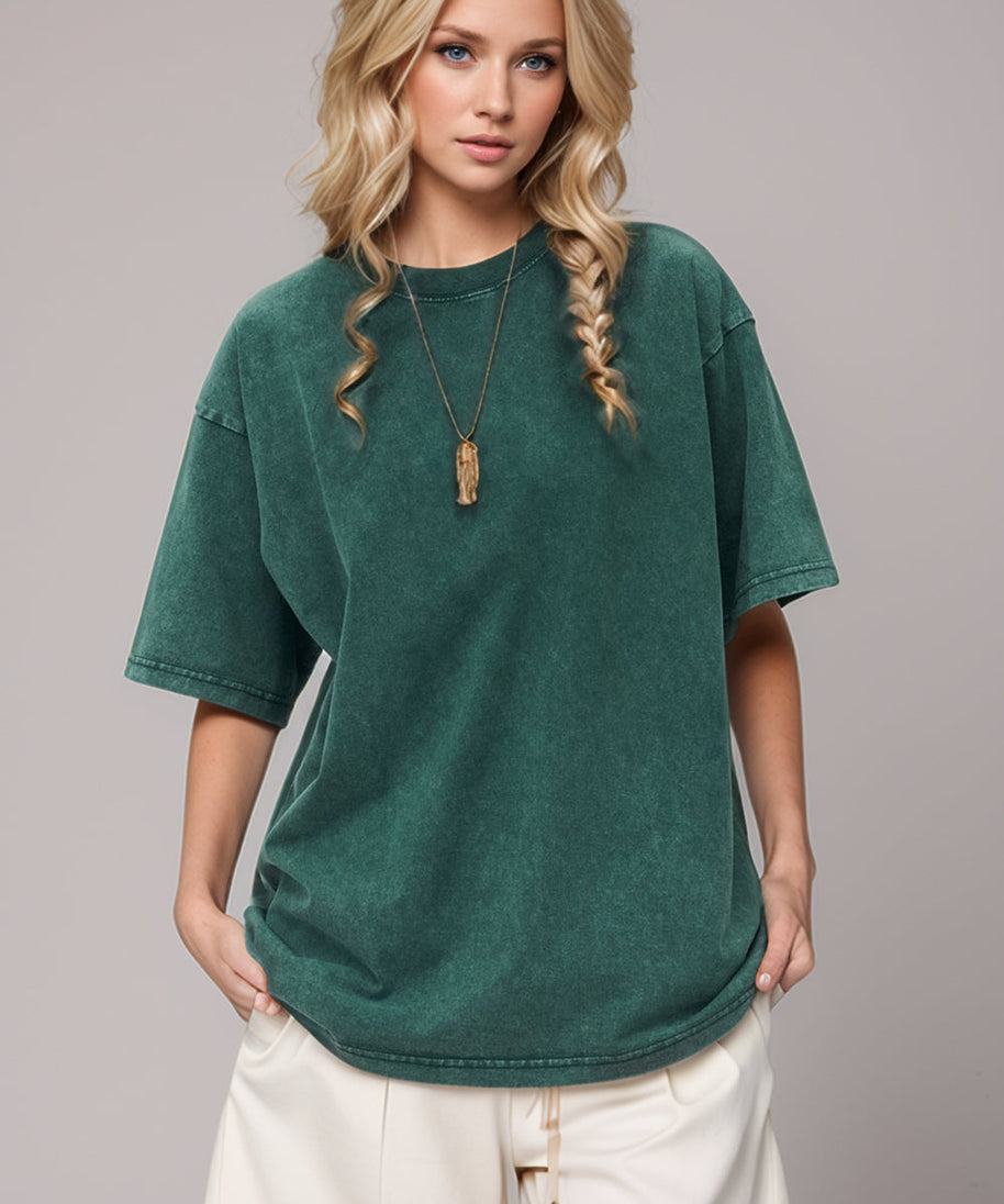 Basic Bae Round Neck Half Sleeve T-Shirt