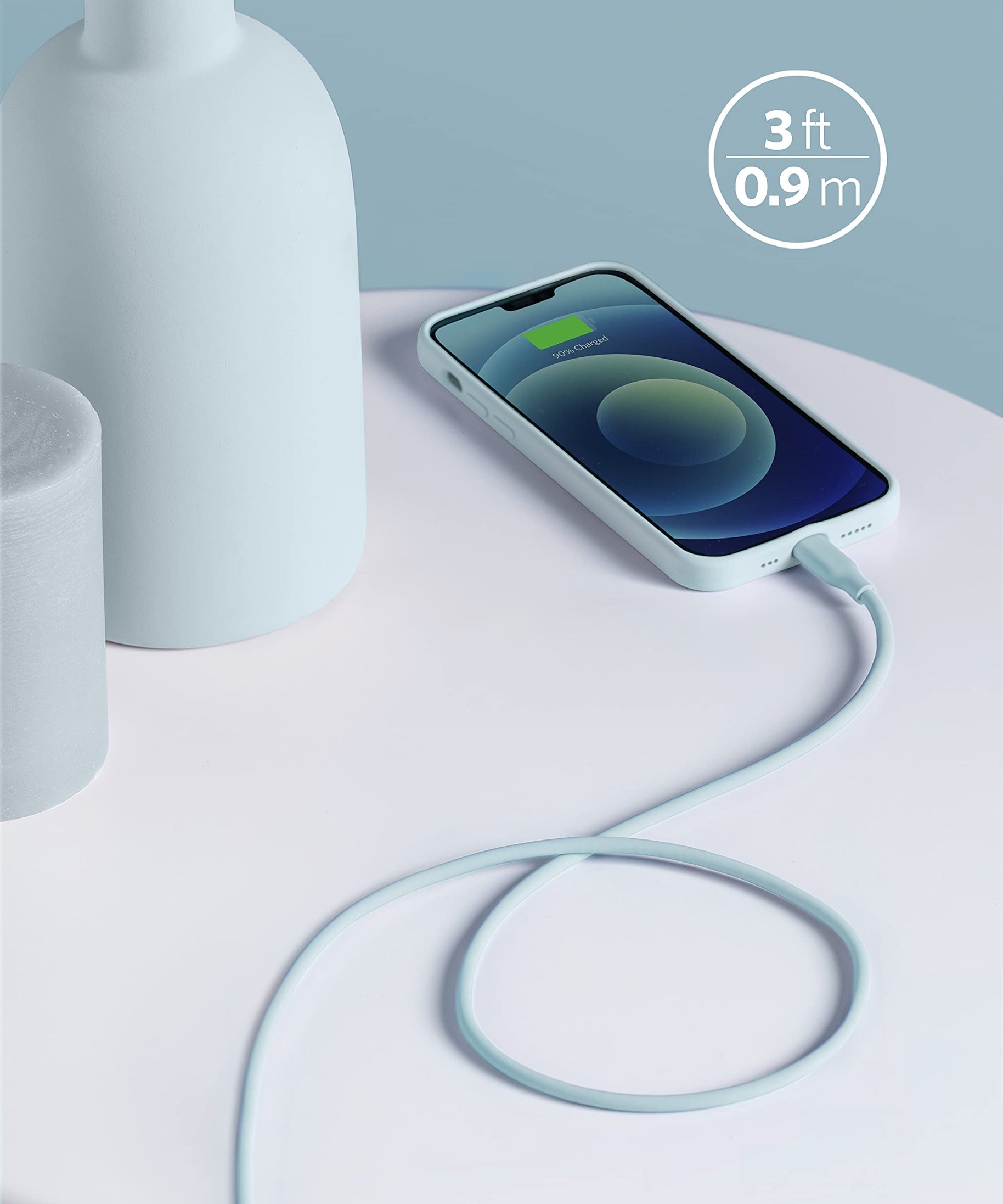 Anker <b>641</b> USB-C to Lightning Cable (Flow, Silicone)