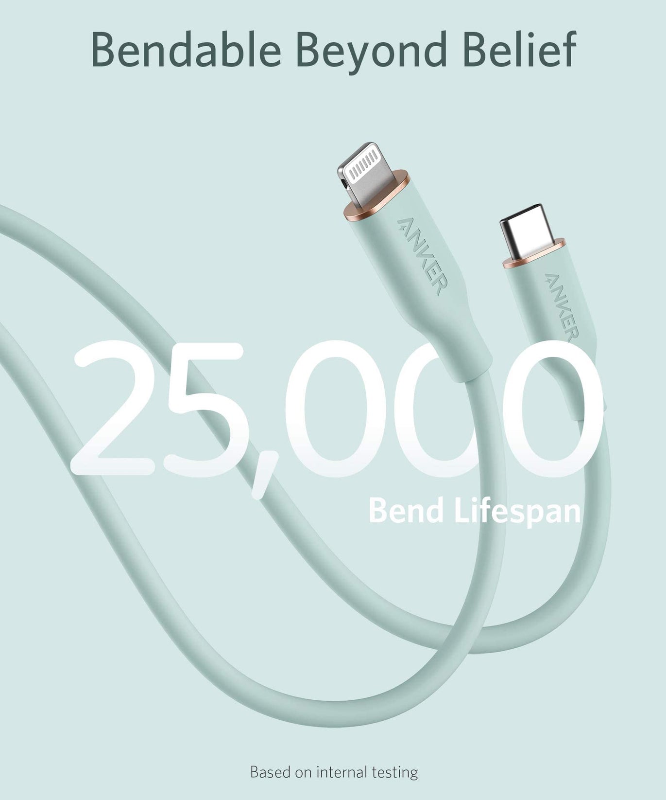 Anker <b>641</b> USB-C to Lightning Cable (Flow, Silicone)