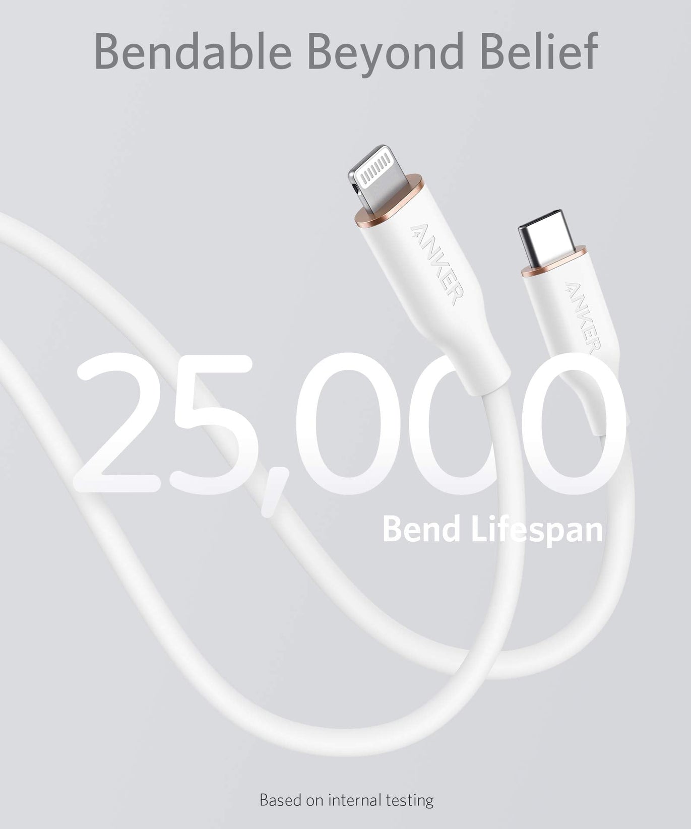 Anker <b>641</b> USB-C to Lightning Cable (Flow, Silicone)