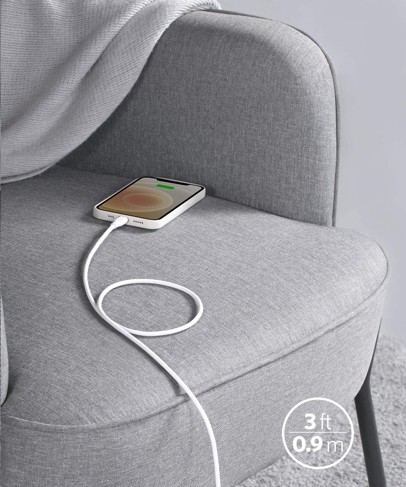 Anker <b>641</b> USB-C to Lightning Cable (Flow, Silicone)