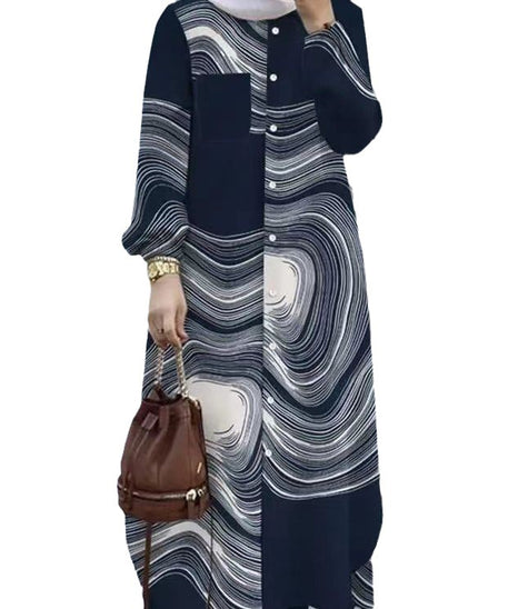 Muslim-Inspired Long Sleeve Shirt and Pants Set