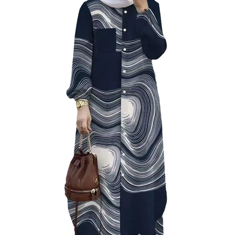 Muslim-Inspired Long Sleeve Shirt and Pants Set